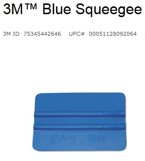 Installation Tool: 3M HAND APPLICATOR SQUEEGEES