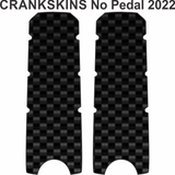 Clear and Matte No Pedal Crankskins