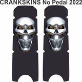 Chrome Skull No Pedal Crankskins